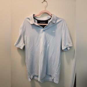 Banana Republic Men's Light Blue Polo Shirt